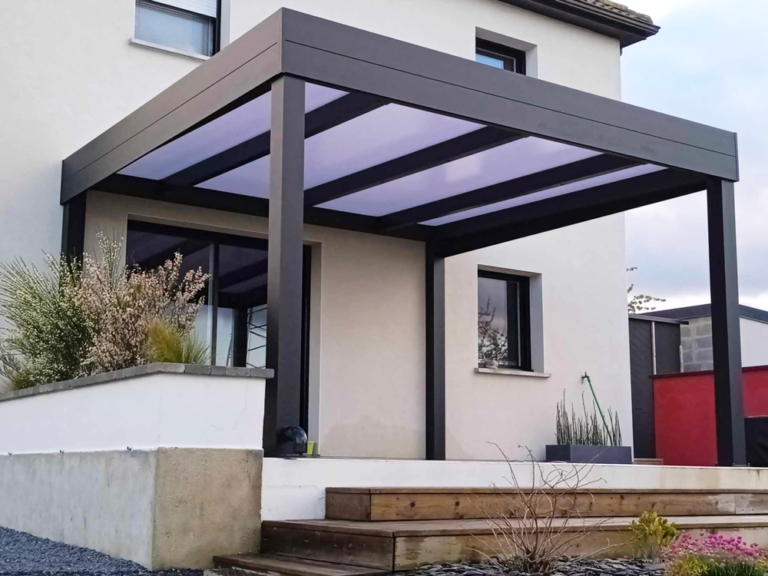 Pergola en aluminium installée à Carcassonne